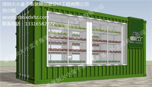工厂 集装箱蔬菜 光谱种植 大小盒子供 - 深圳大小盒子集装箱创意设计